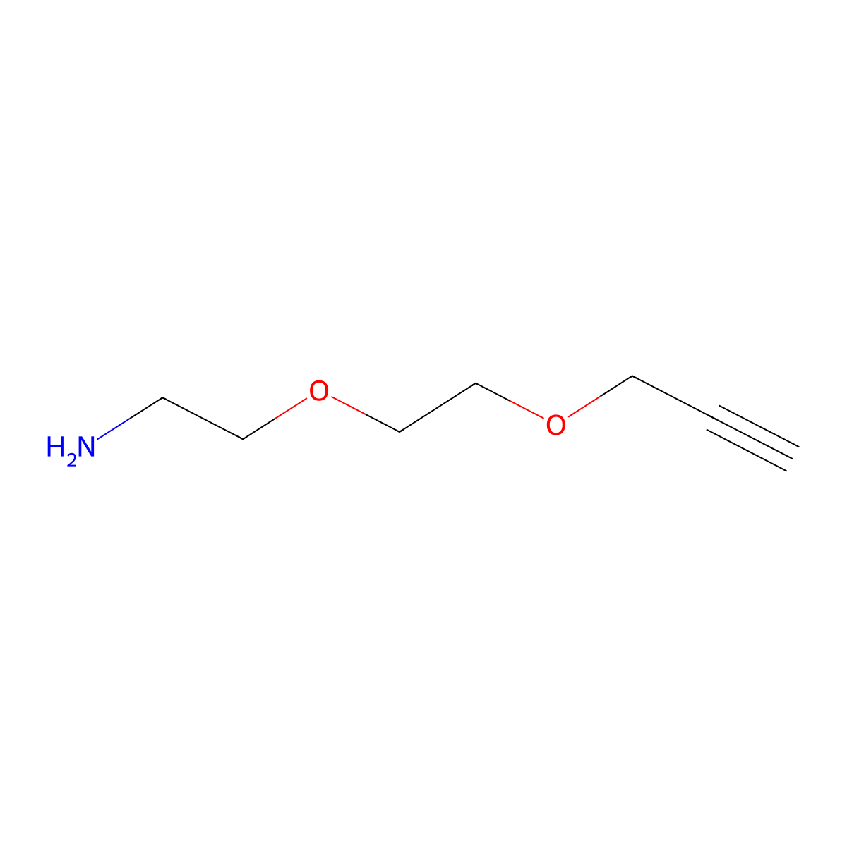 2-(2-(2-Propynyloxy)ethoxy)ethylamine molecular structure, CAS 944561-44-8