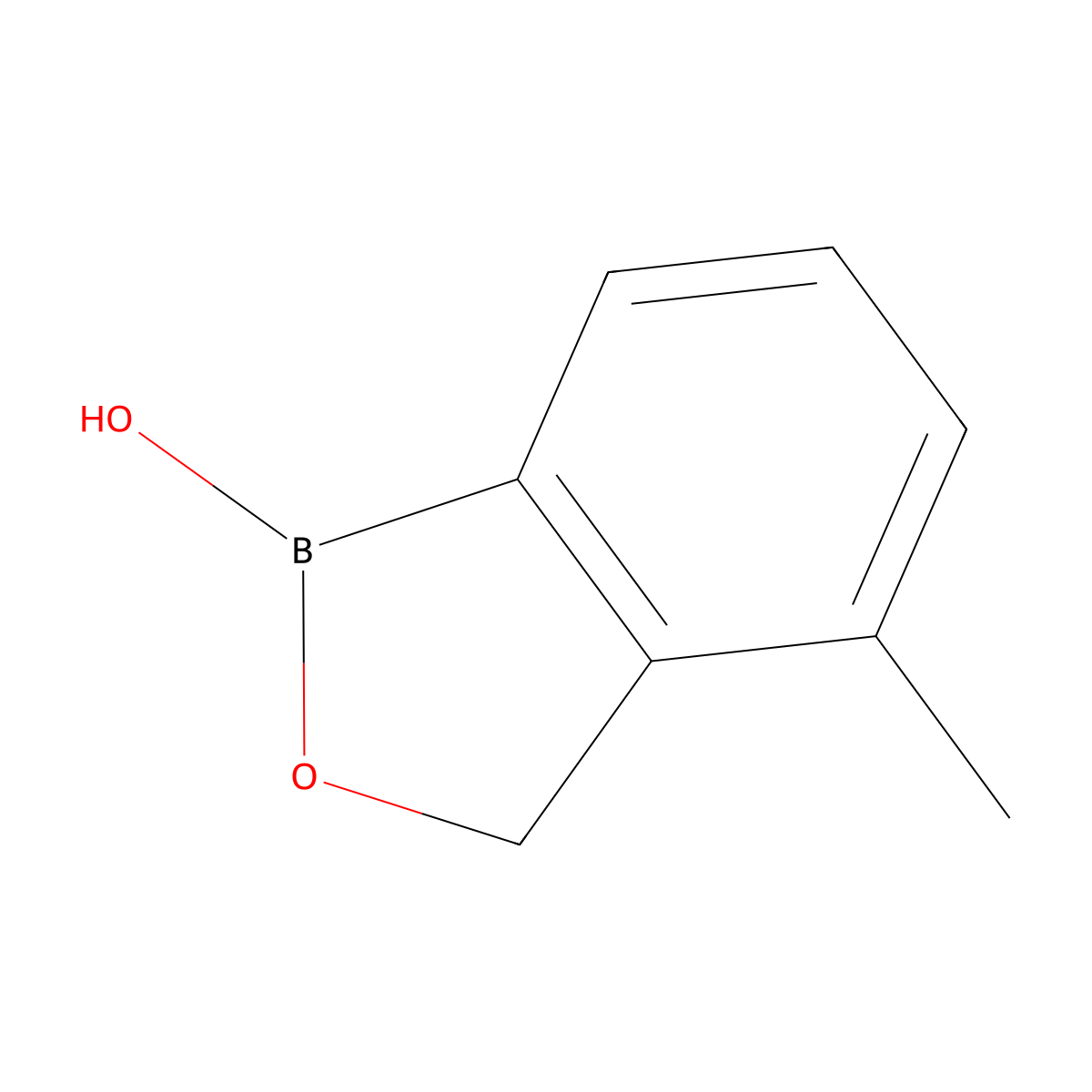 4-Methyl-1,3-dihydro-2,1-benzoxaborol-1-ol molecular structure, CAS 947162-74-5