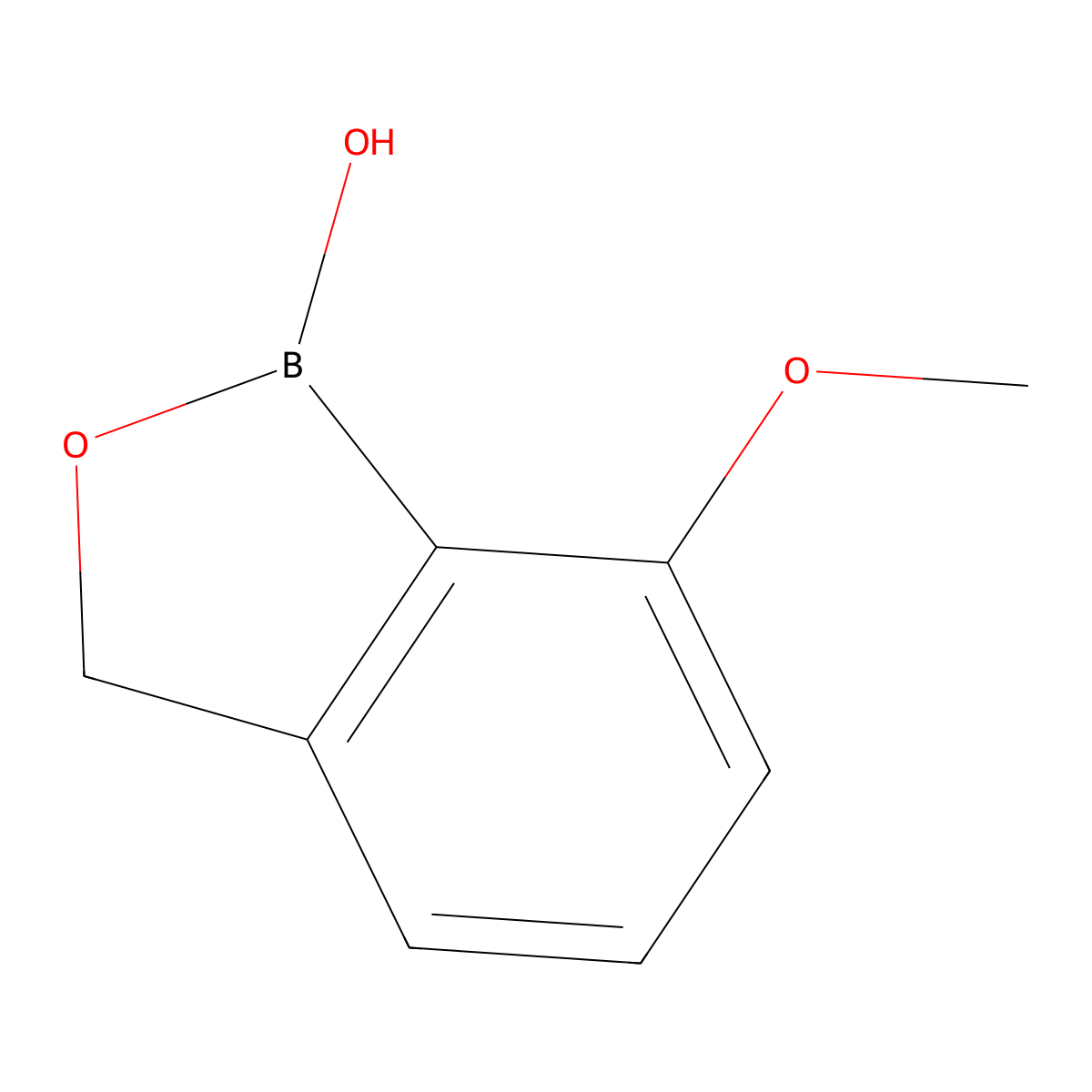 7-Methoxybenzo[c][1,2]oxaborol-1(3H)-ol molecular structure, CAS 947163-27-1