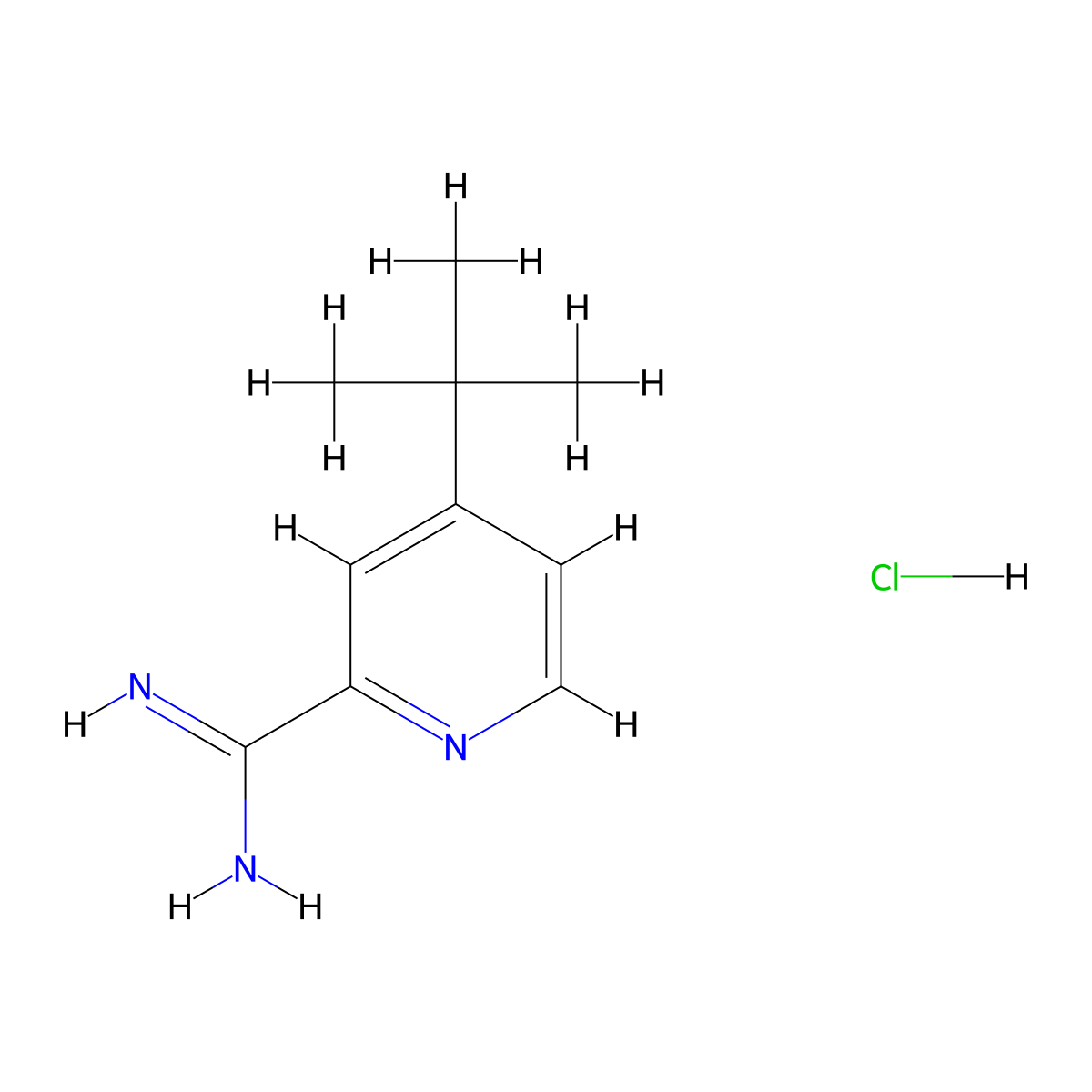 4-(tert-Butyl)picolinimidamide hydrochloride molecular structure, CAS 949010-62-2