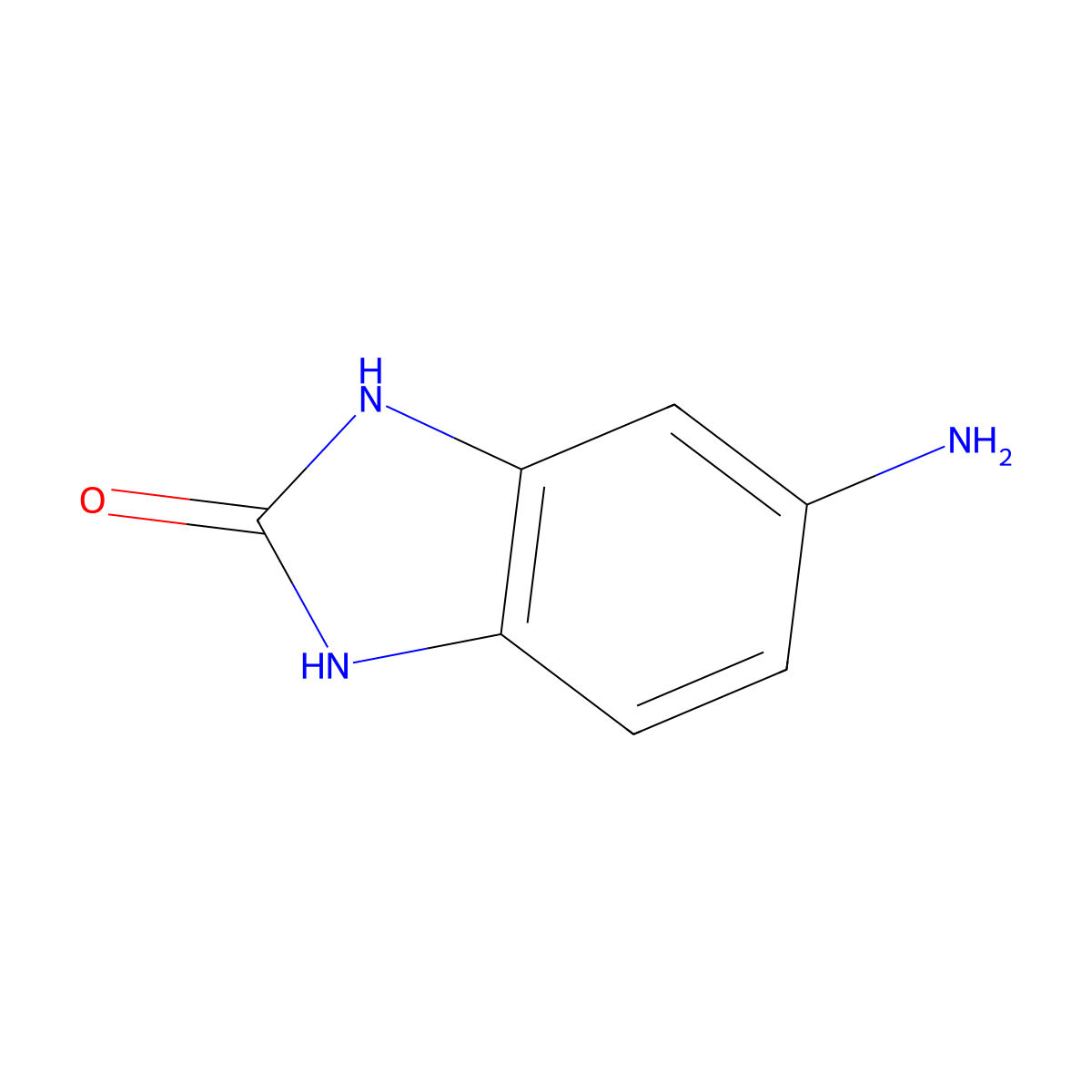 5-Amino-2-hydroxybenzimidazole molecular structure, CAS 95-23-8