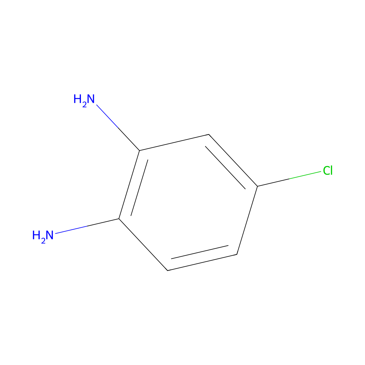 4-Chloro-1,2-diaminobenzene molecular structure, CAS 95-83-0