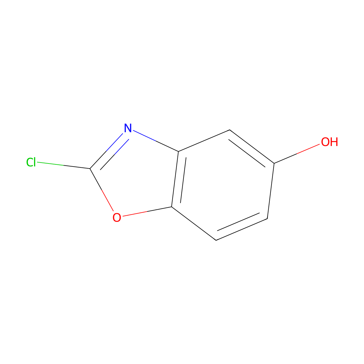 2-Chlorobenzo[d]oxazol-5-ol molecular structure, CAS 950644-38-9