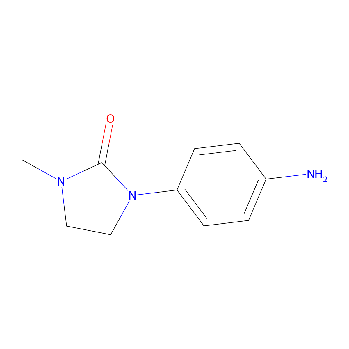 1-(4-Aminophenyl)-3-methylimidazolidin-2-one molecular structure, CAS 95182-37-9