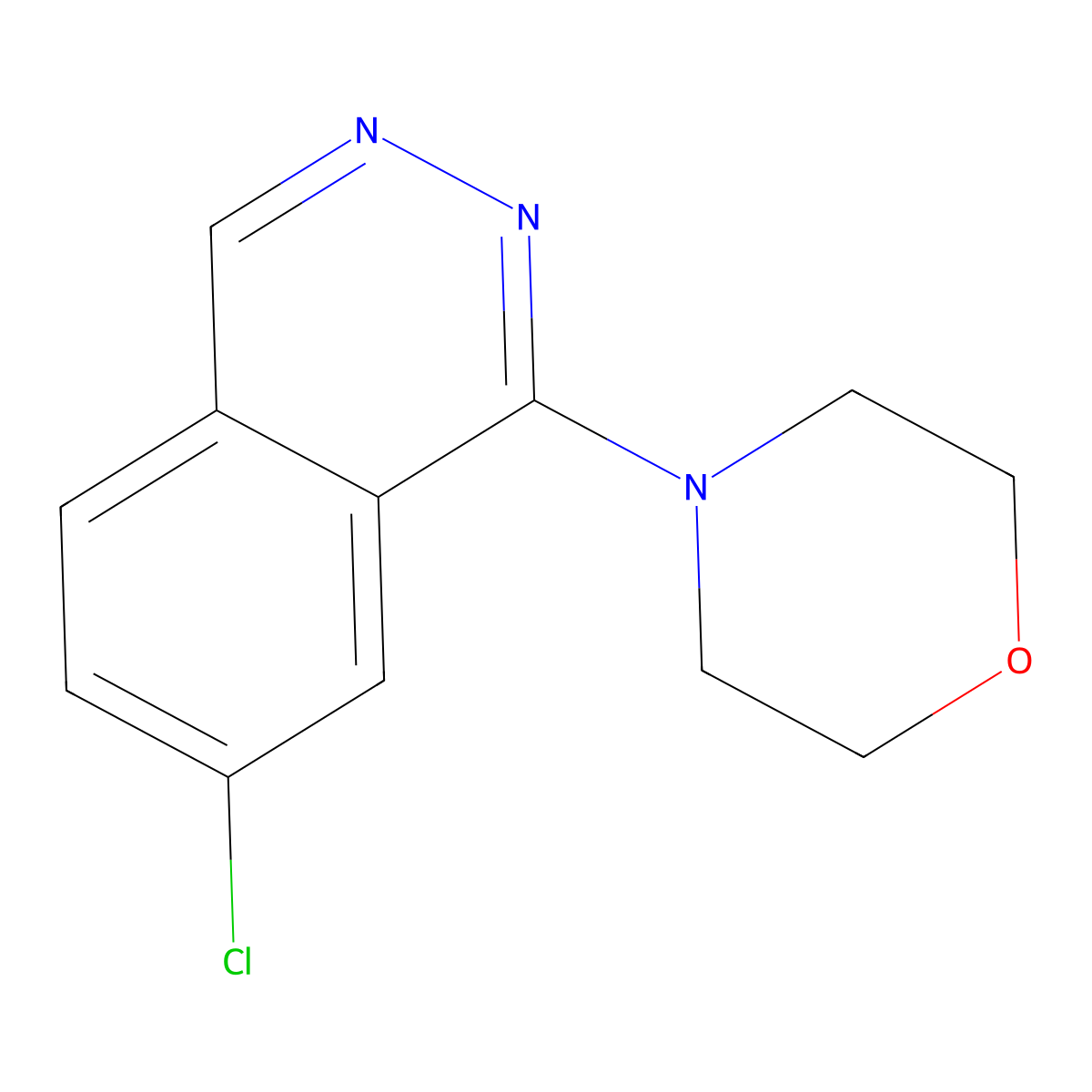4-(7-Chlorophthalazin-1-yl)morpholine molecular structure, CAS 951885-55-5