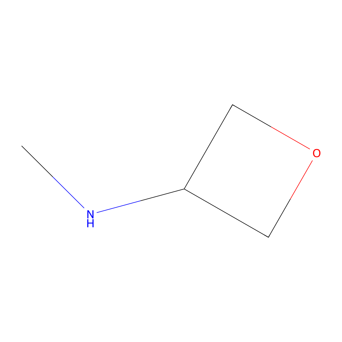 N-Methyloxetan-3-amine molecular structure, CAS 952182-03-5