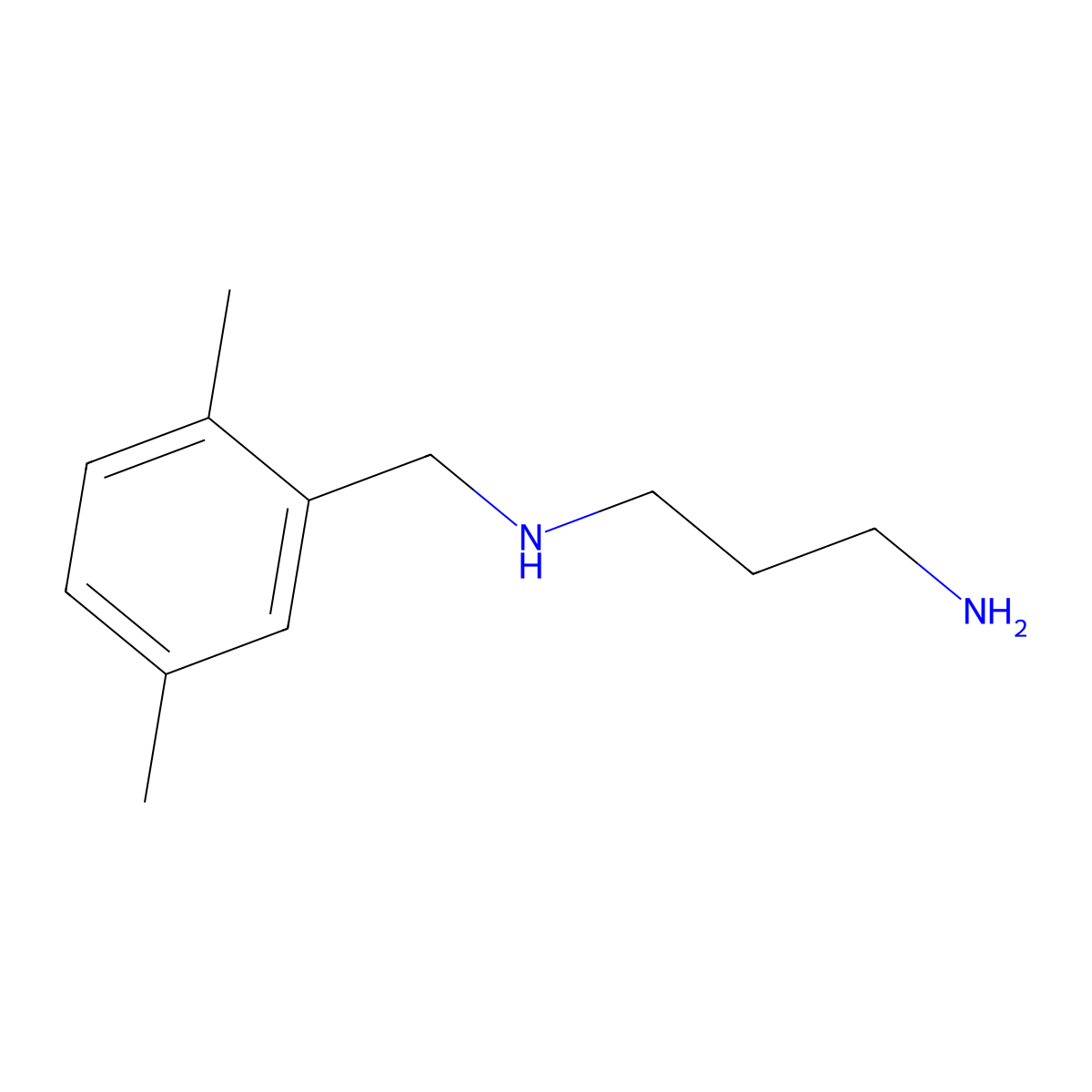 N-(2,5-dimethylbenzyl)propane-1,3-diamine molecular structure, CAS 953072-27-0