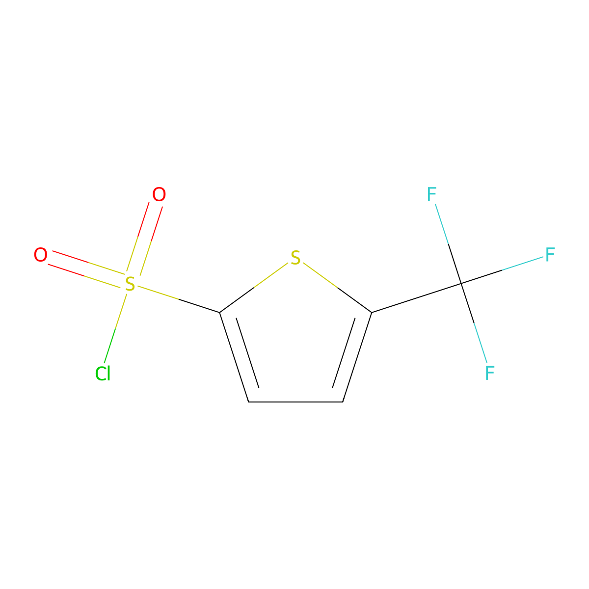 5-(Trifluoromethyl)thiophene-2-sulfonyl chloride molecular structure, CAS 954377-22-1