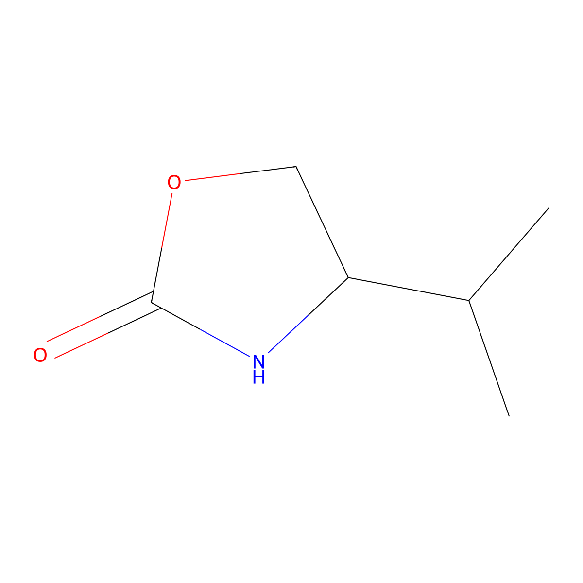 (4R)-4-(Propan-2-yl)-1,3-oxazolidin-2-one molecular structure, CAS 95530-58-8