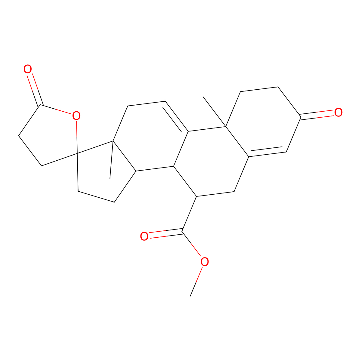 delta9,11-Eplerenone molecular structure, CAS 95716-70-4