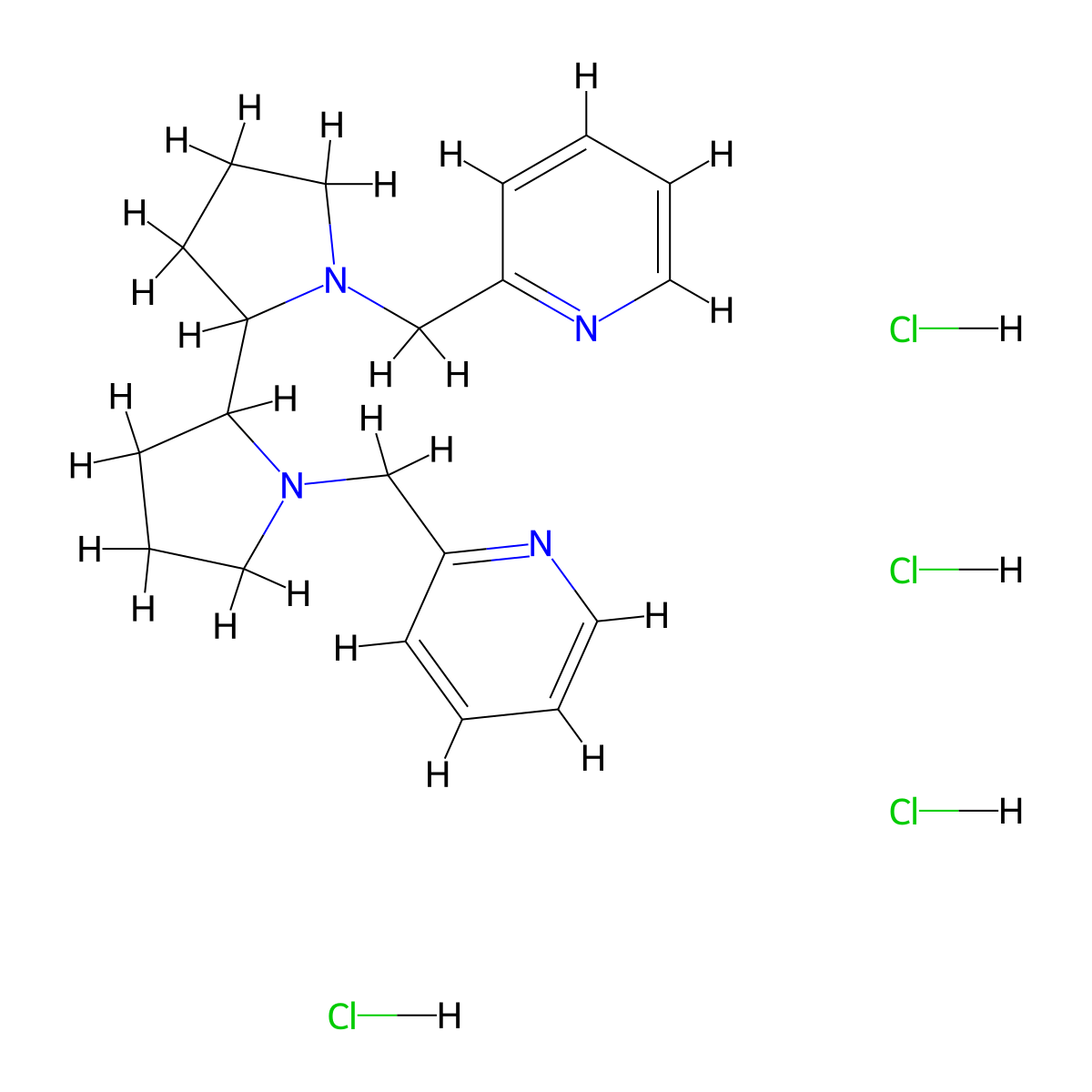 (2S,2'S)-(-)-[N,N'-Bis(2-pyridylmethyl]-2,2'-bipyrrolidine molecular structure, CAS 959395-07-4