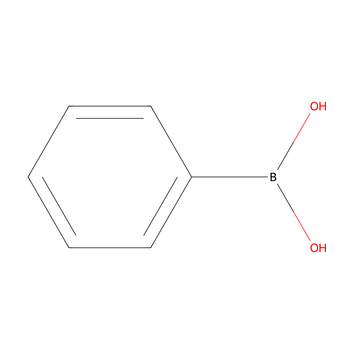 Phenylboronic Acid molecular structure, CAS 98-80-6