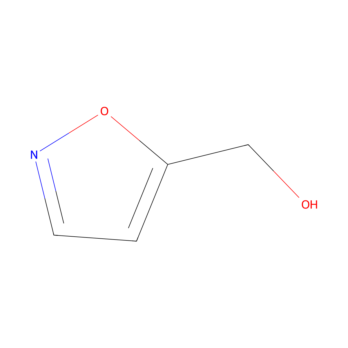 1,2-Oxazol-5-ylmethanol molecular structure, CAS 98019-60-4