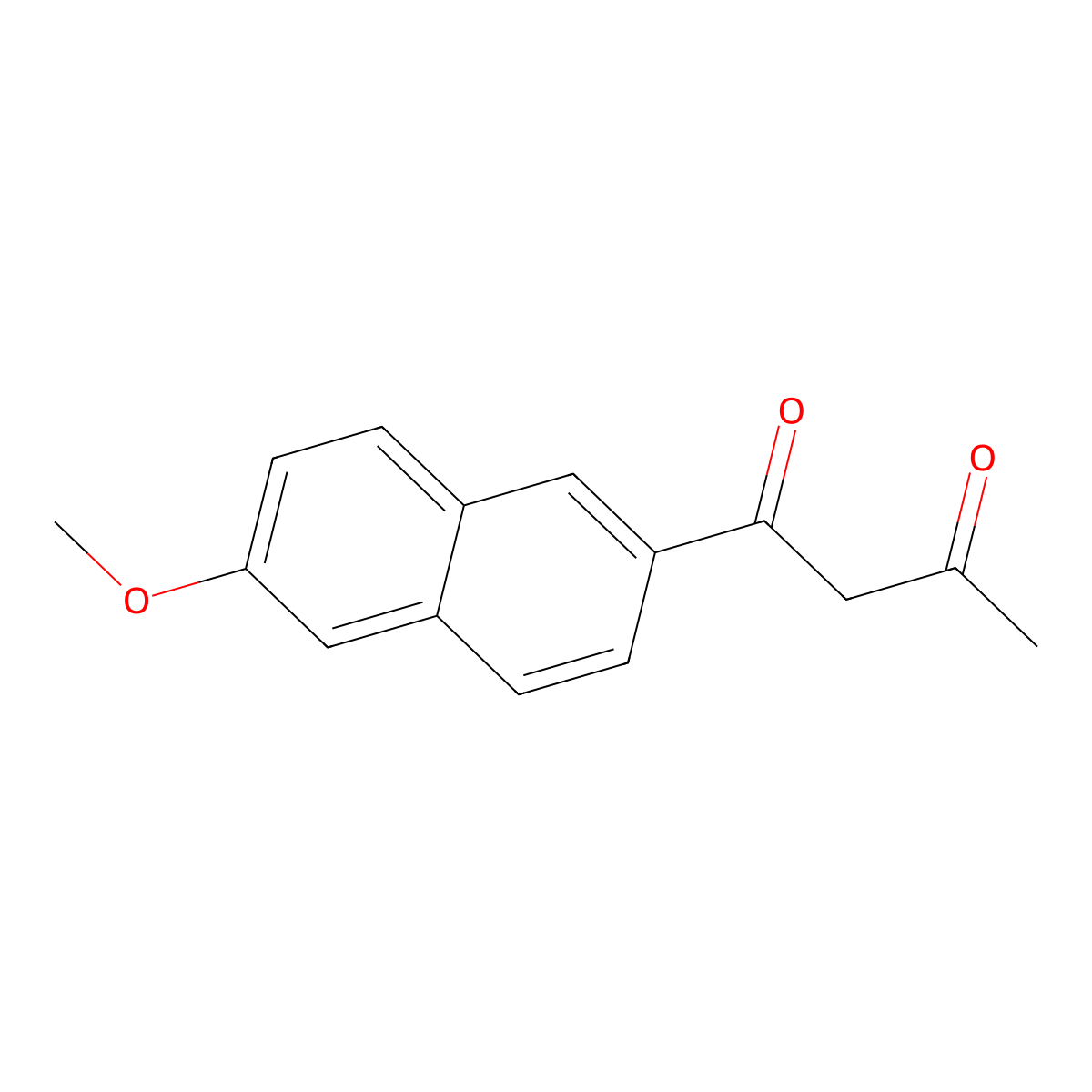 1-(6-Methoxynaphthalen-2-Yl)butane-1,3-Dione molecular structure, CAS 98386-82-4