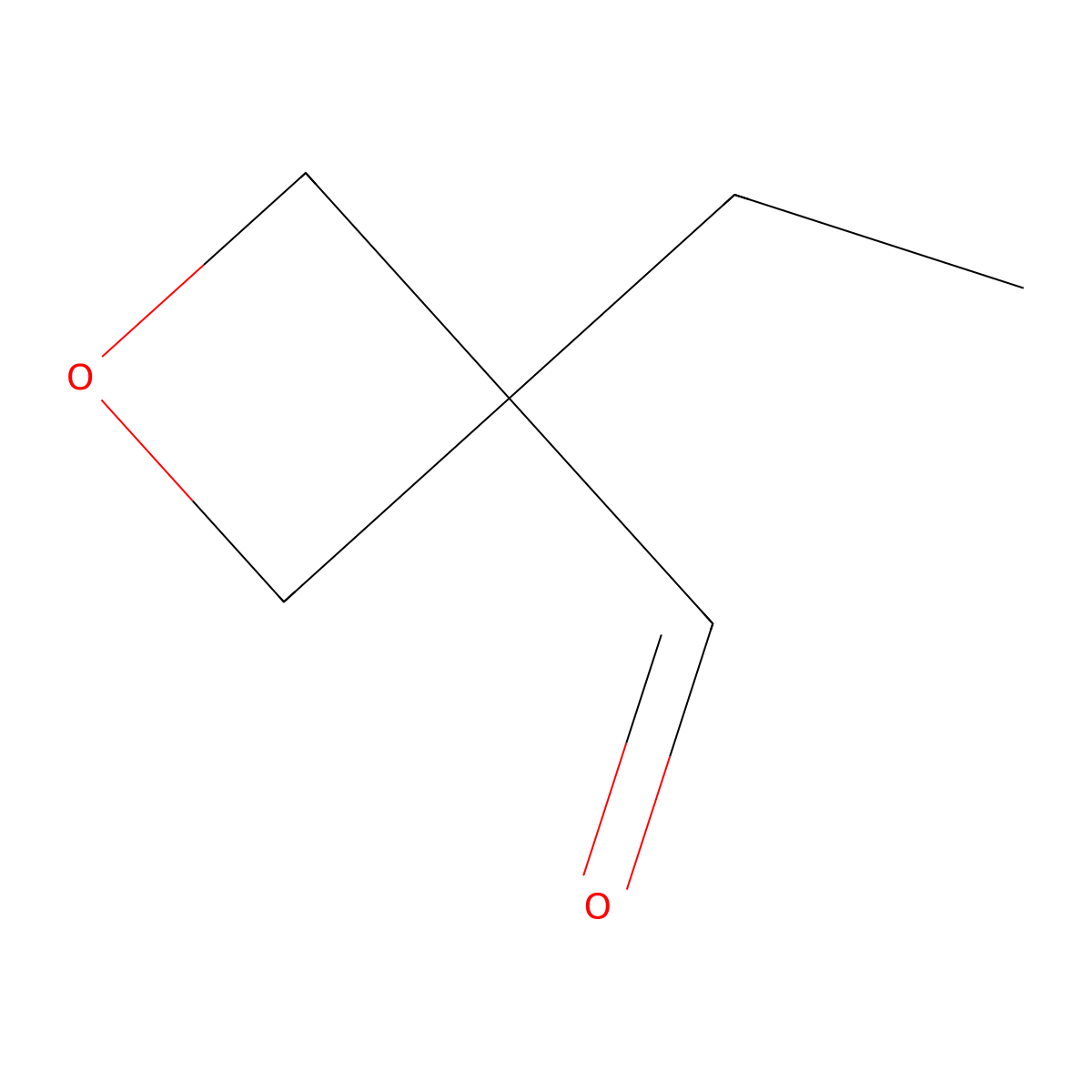 3-Ethyloxetane-3-carbaldehyde molecular structure, CAS 98485-37-1