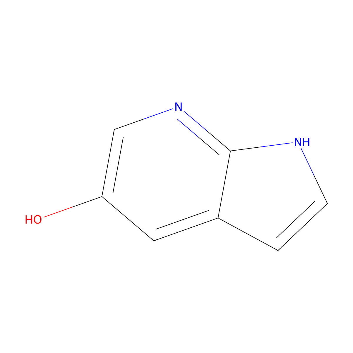 1H-Pyrrolo[2,3-b]pyridin-5-ol molecular structure, CAS 98549-88-3