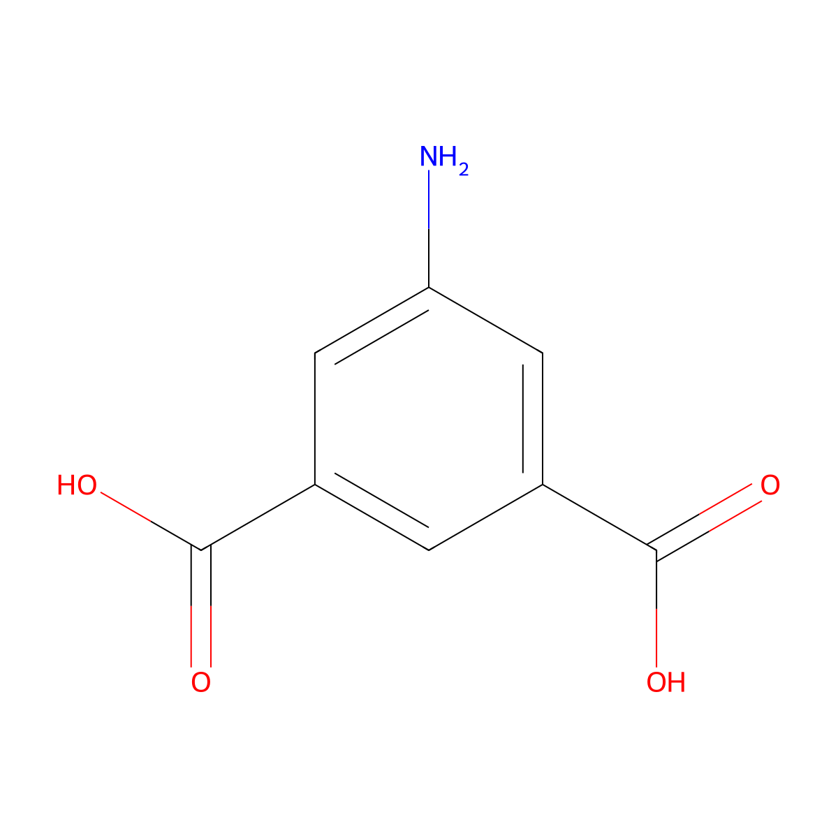 5-Aminoisophthalic acid molecular structure, CAS 99-31-0