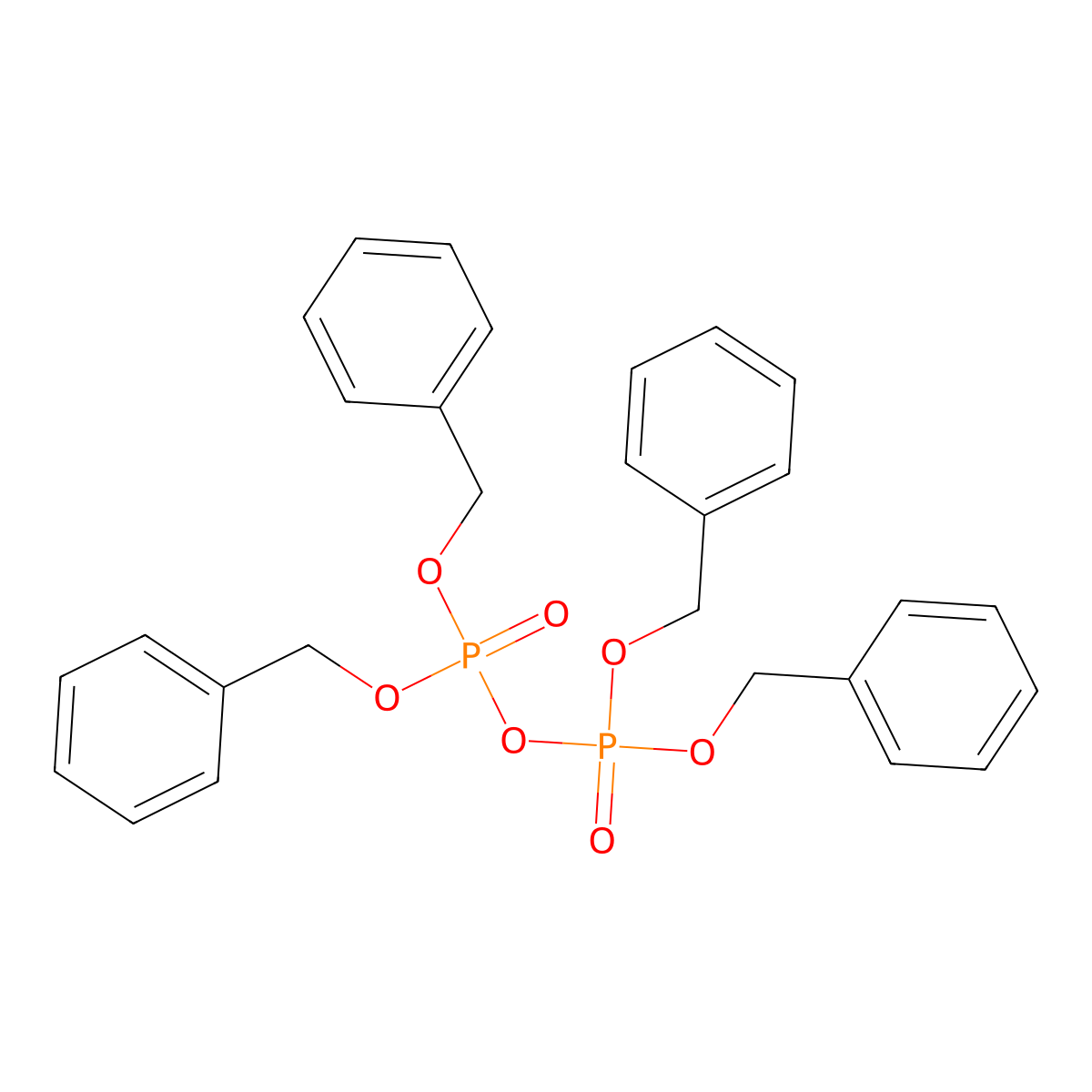 Tetrabenzyl pyrophosphate molecular structure, CAS 990-91-0