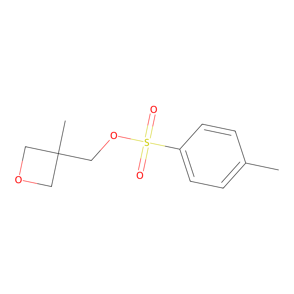 (3-Methyloxetan-3-yl)methyl 4-methylbenzenesulfonate molecular structure, CAS 99314-44-0