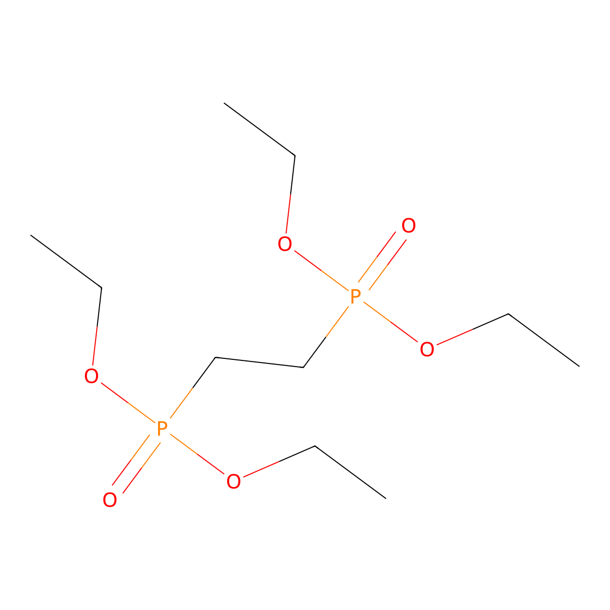 Tetraethyl ethylenebisphosphonate molecular structure, CAS 995-32-4