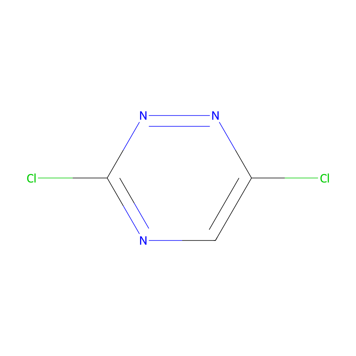 1,2,4-Triazine, 3,6-dichloro molecular structure, CAS 99584-48-2