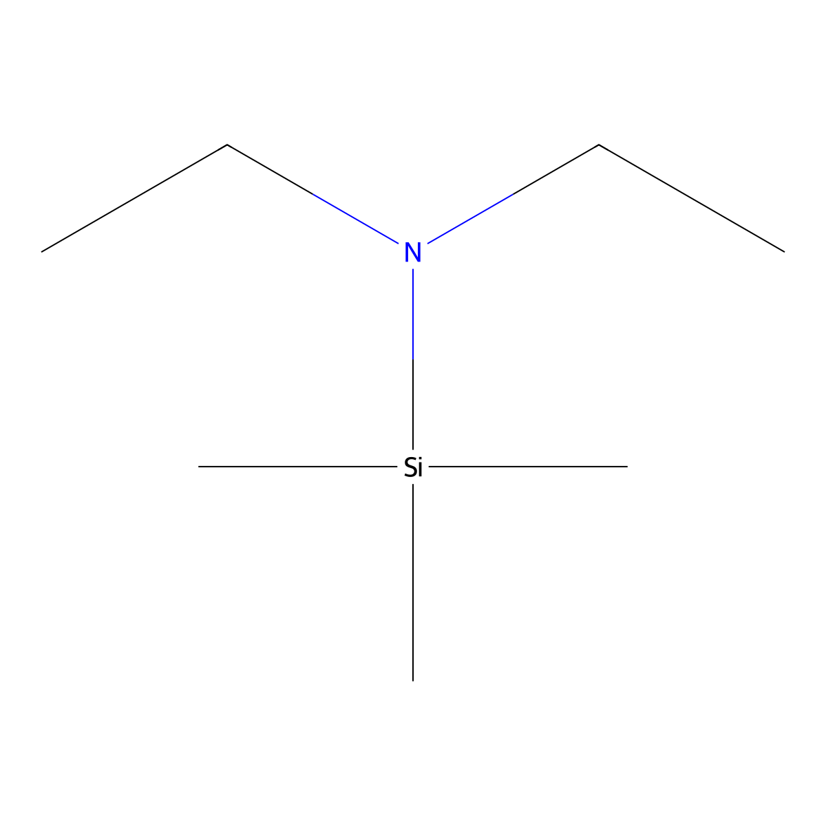 (Diethylamino)trimethylsilane molecular structure, CAS 996-50-9