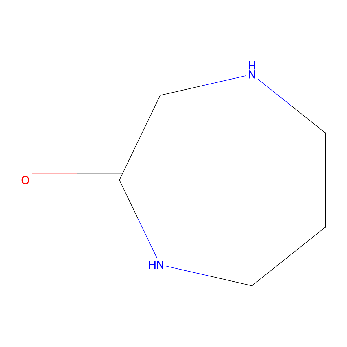 1,4-Diazepan-2-one molecular structure, CAS 99822-50-1